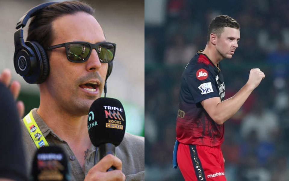 Mitchell Johnson and Josh Hazlewood