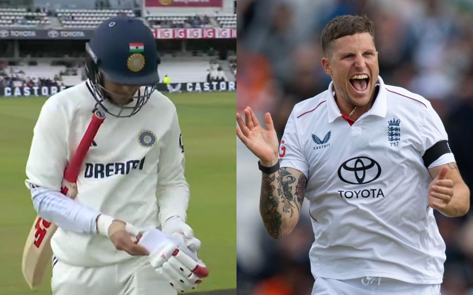 [WATCH] ENG vs IND 2025: England strike early on Day four as Indian skipper Gill departs on 8