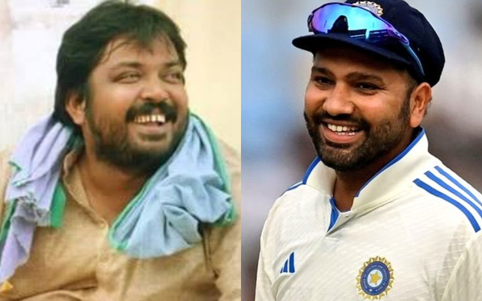 Faisal Malik and Rohit Sharma Cricketer reimagined as Panchayat series character