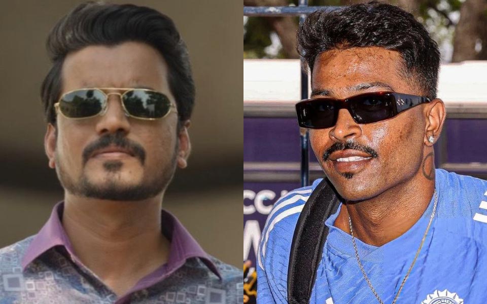 Aasif Khan and Hardik Pandya Cricketers reimagined as Panchayat series characters