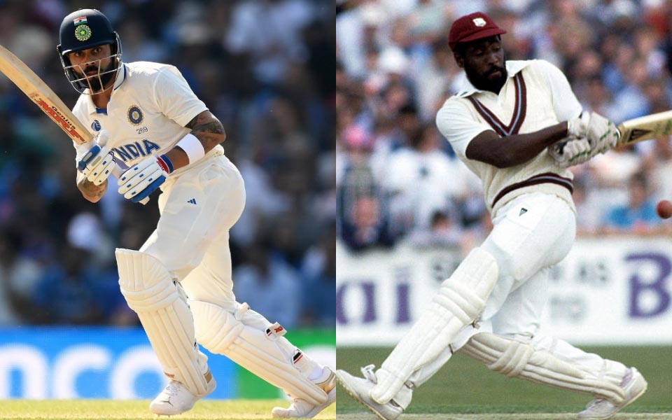 Virat Kohli and Viv Richards