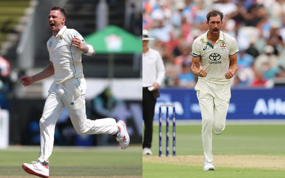 Dale Steyn and Mitchell Starc