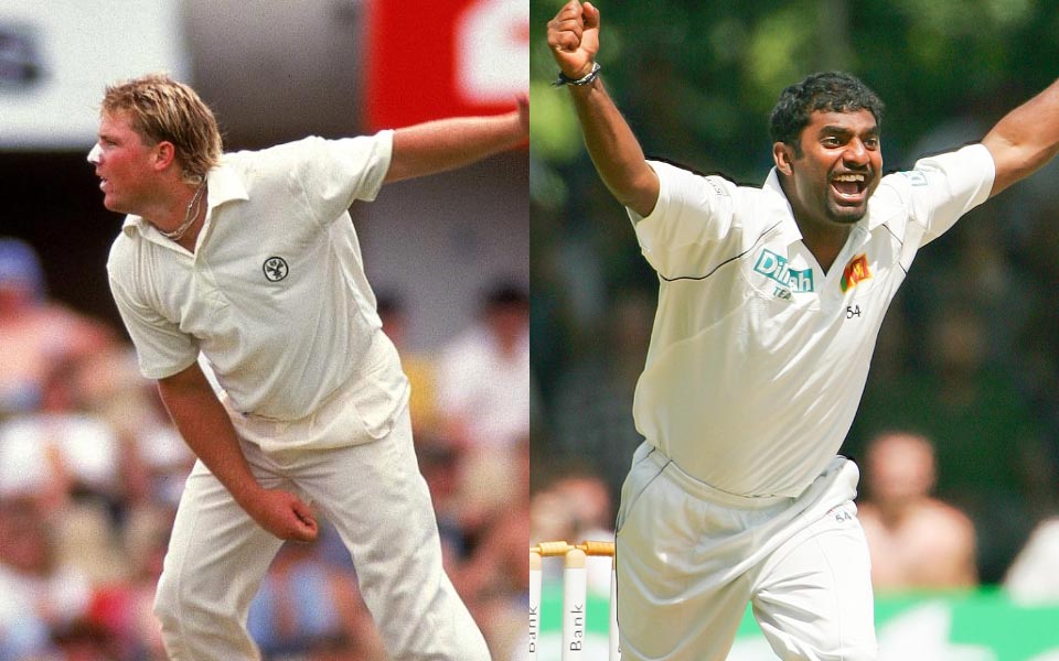 Shane Warne and Muttiah Muralitharan