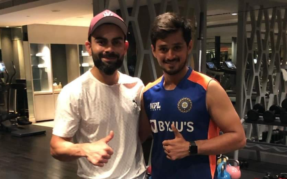 Virat Kohli and Priyank Panchal