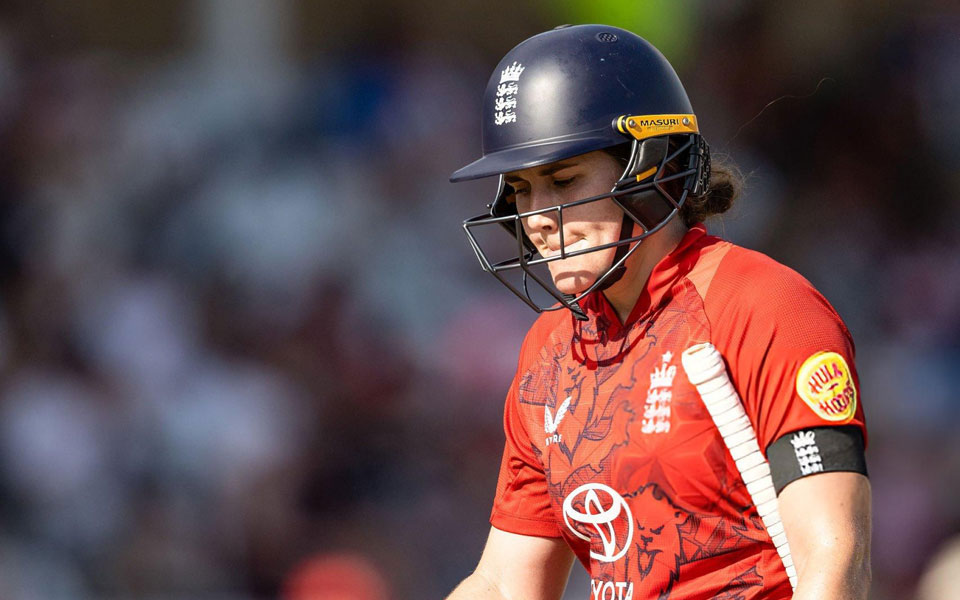 ENG-W vs IND-W 2025, First T20I: Nat Sciver-Brunt walks back after getting dismissed
