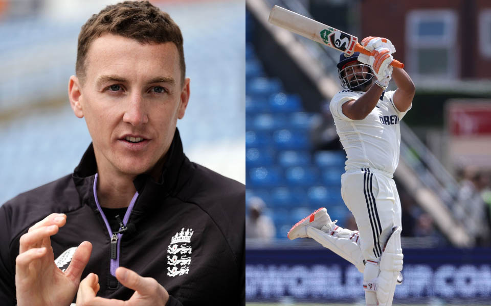 Harry brook speaking and rishabh pant