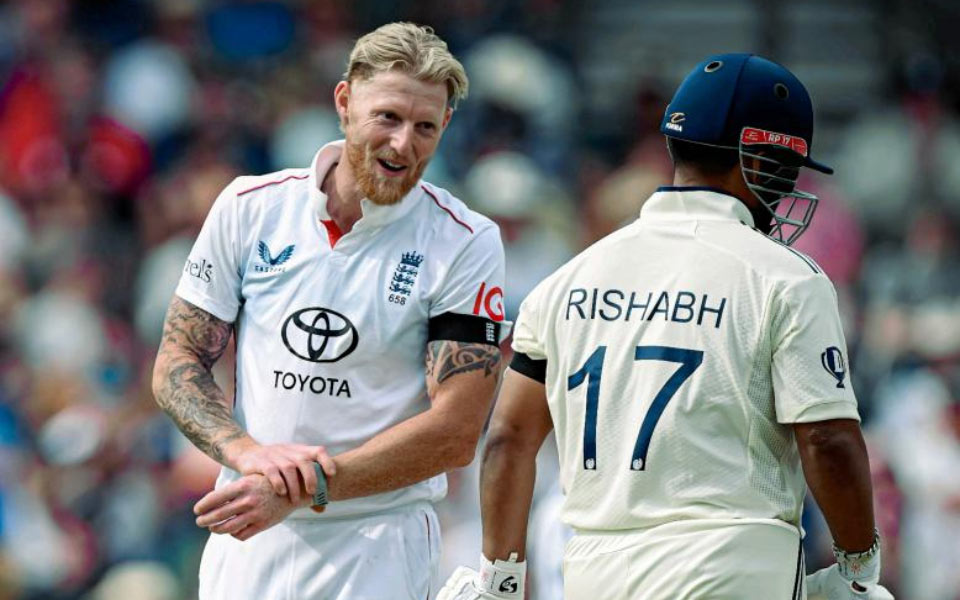 Ben Stokes and Rishabh Pant