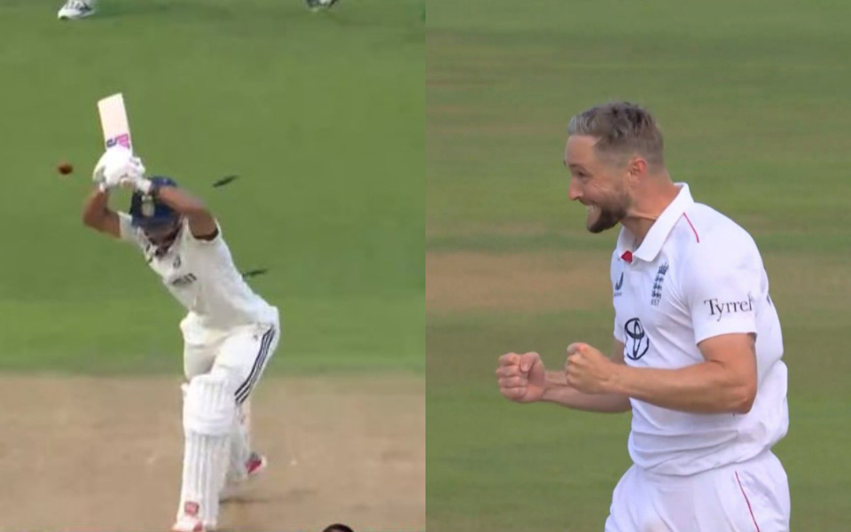 Nitish Reddy and Chris Woakes