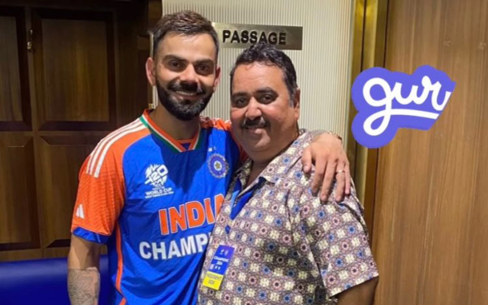 Virat Kohli and Rajkumar Sharma