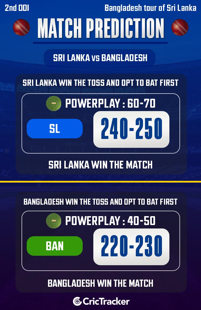 Sri Lanka vs Bangladesh, 2nd ODI