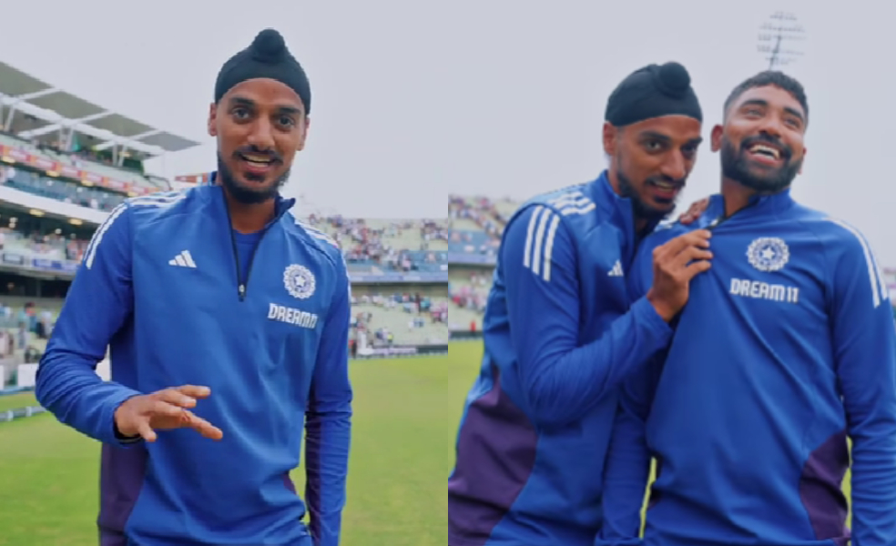 Arshdeep Singh and Mohammad Siraj