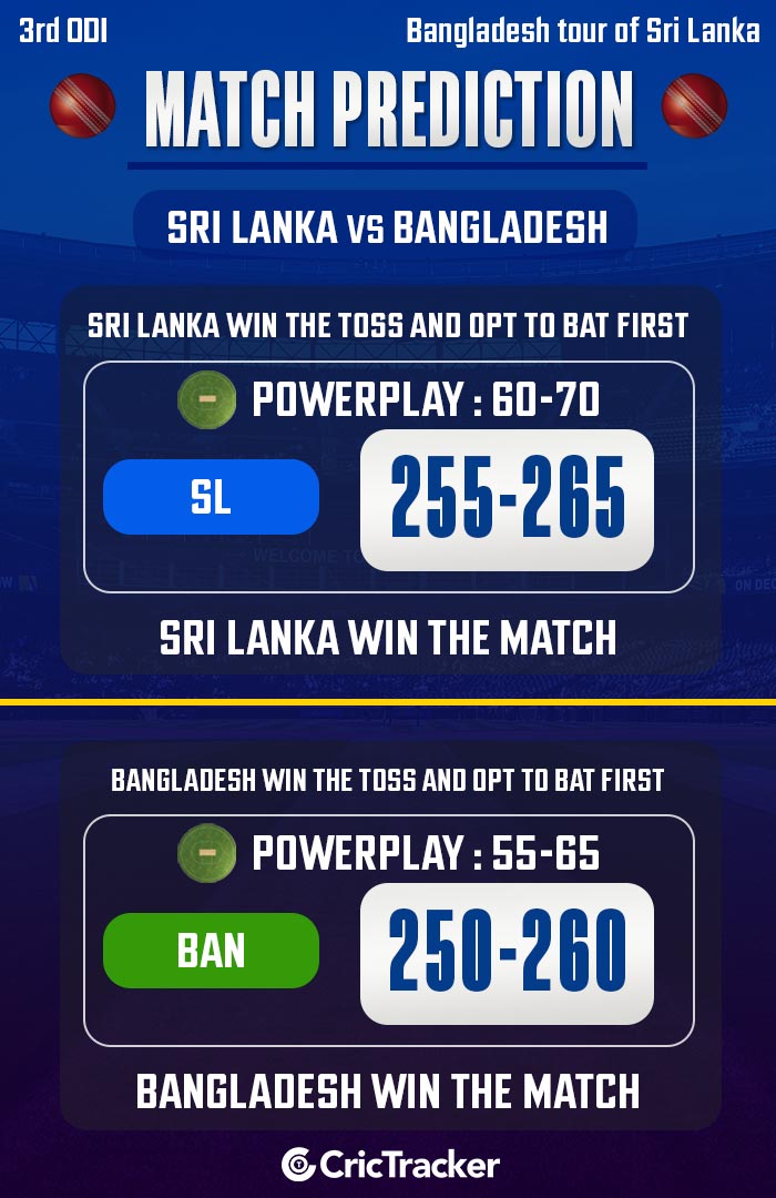 Sri Lanka vs Bangladesh, 3rd ODI