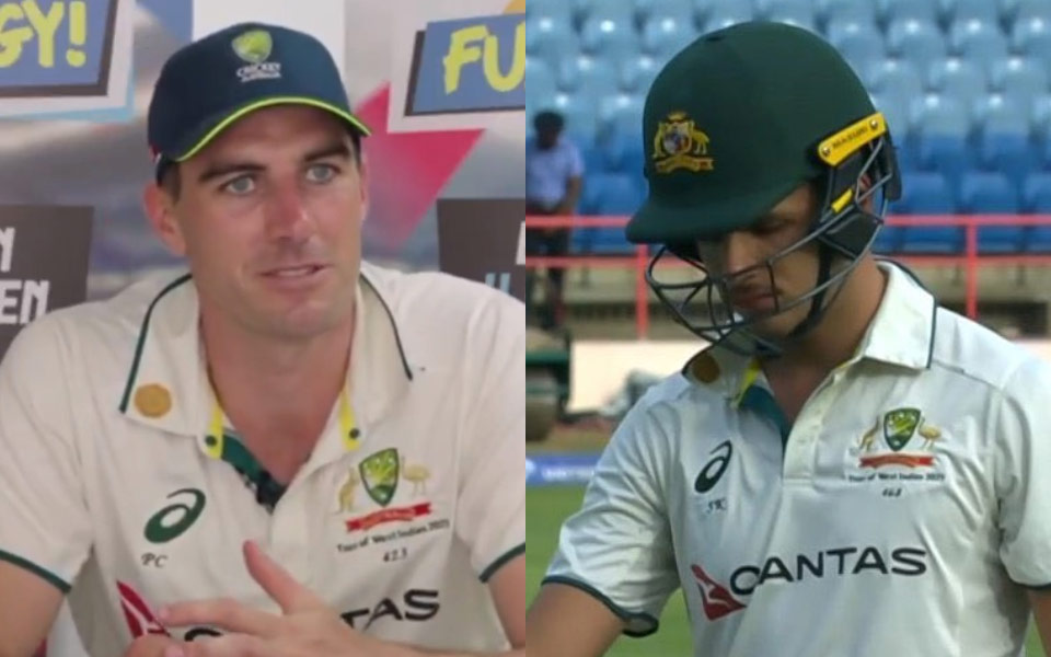 WI vs AUS 2025: Pat Cummins backs Sam Konstas amid lean patch