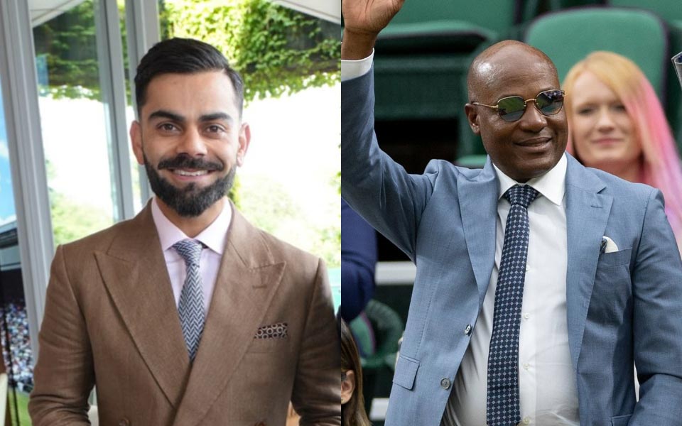 Virat Kohli and Brian Lara