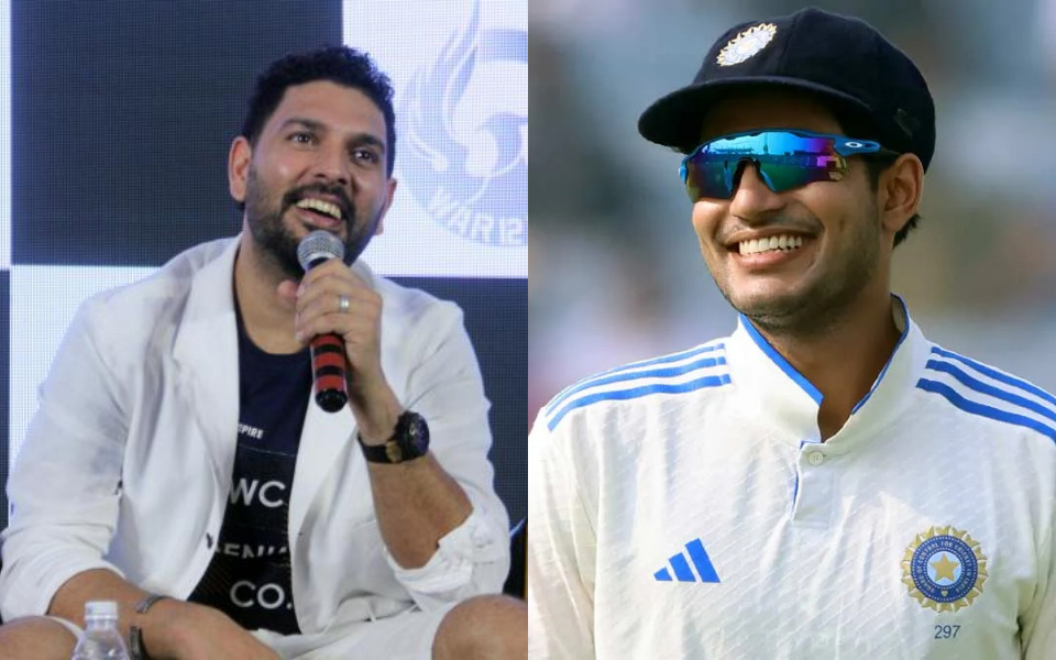 Yuvraj Singh and Shubman Gill