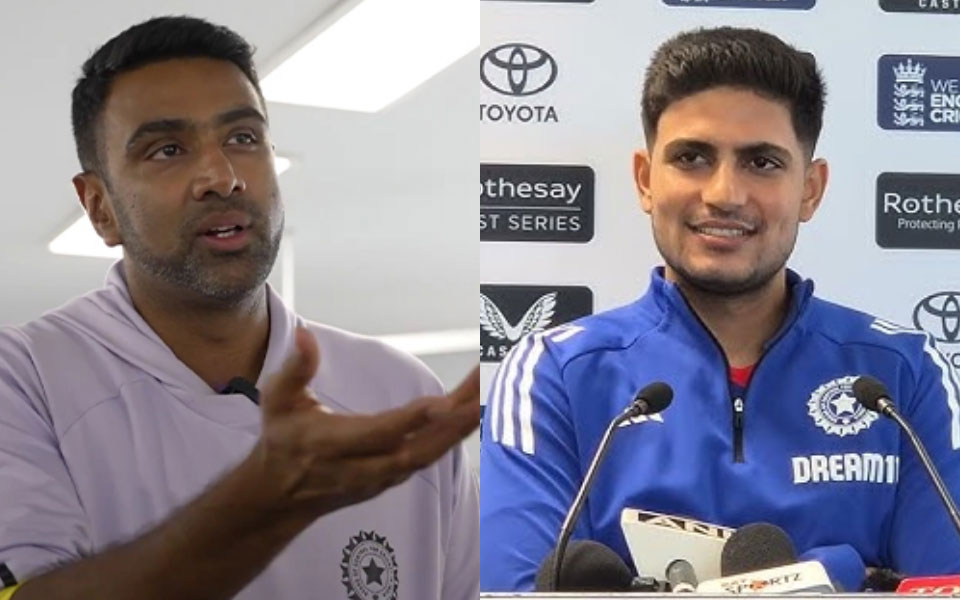 Ravi Ashwin and Shubman Gill