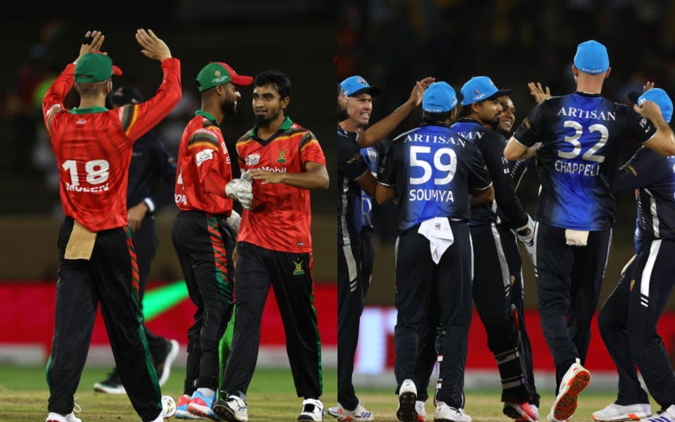 Guyana Amazon Warriors and Rangpur Riders