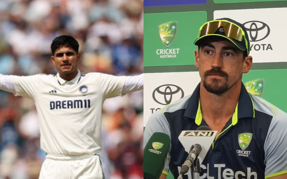 Shubman Gill and Mitchell Starc