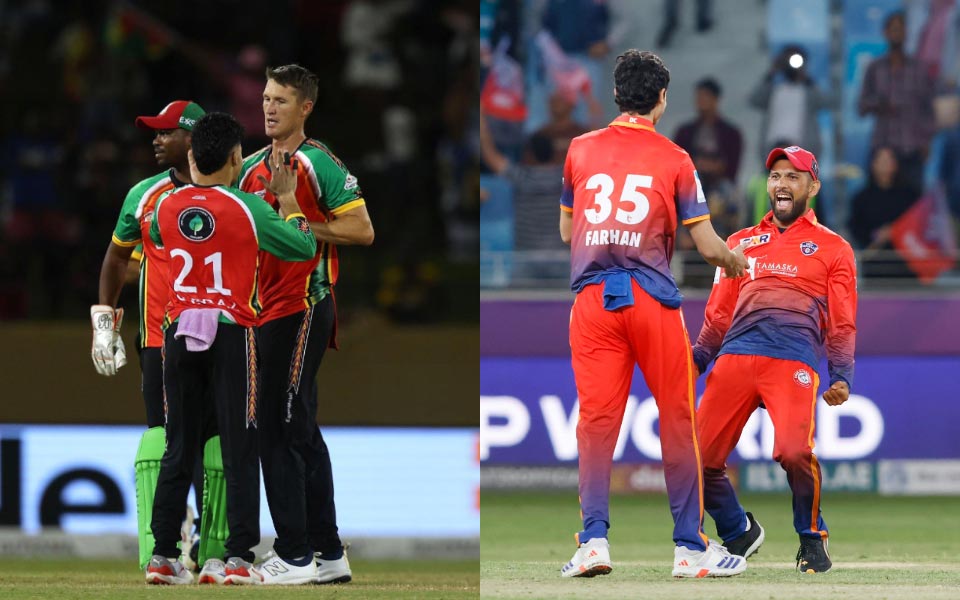 Guyana Amazon Warriors and Dubai Capitals