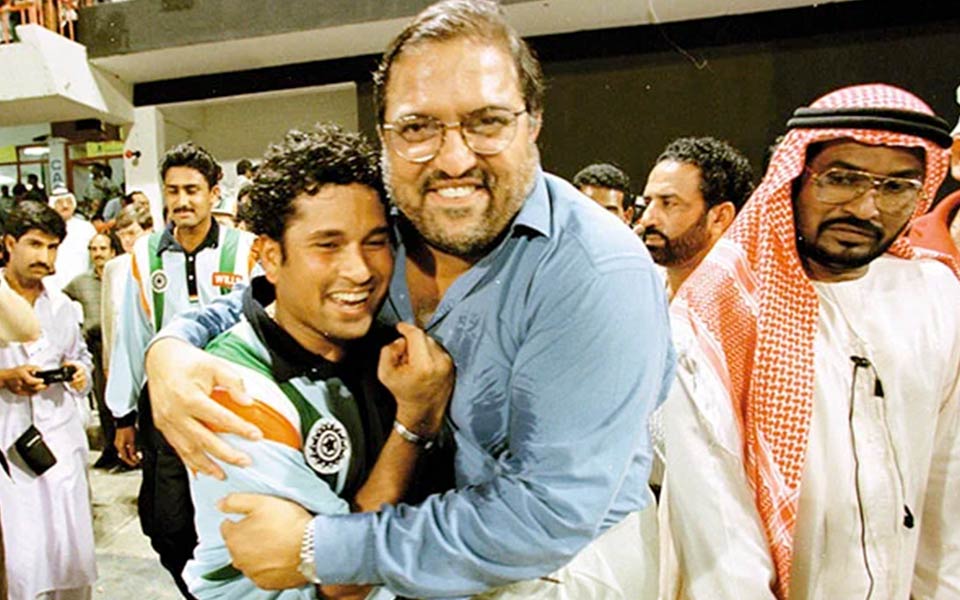 Sachin Tendulkar and Mark Mascarenhas