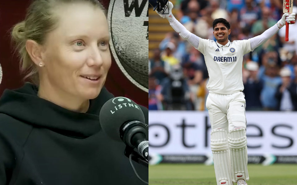 Alyssa Healy and Shubman Gill