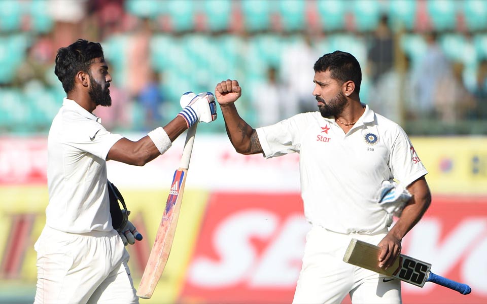 KL Rahul and Murali Vijay