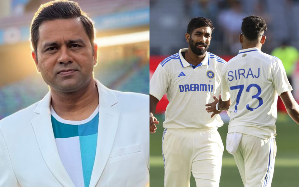 Aakash Chopra and Mohammed Siraj and Jasprit Bumrah
