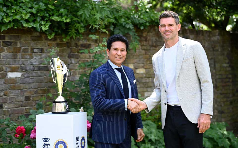 'I feel out of place' - James Anderson on sharing trophy name with Sachin Tendulkar