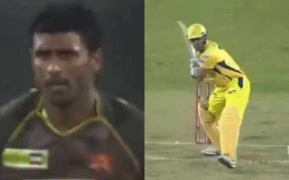 Watch Old video of MS Dhoni smashing five sixes in Thisara Perera's over in CLT20 resurfaces