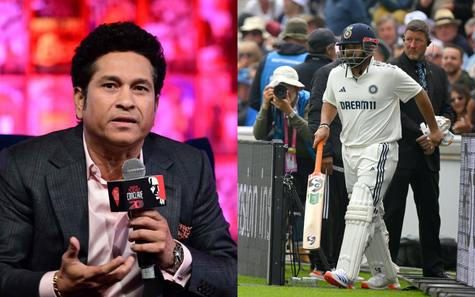 Sachin Tendulkar and Rishabh Pant