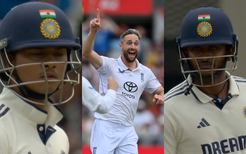 [WATCH] ENG vs IND 2025: Chris Woakes’ double blow rocks India in Manchester | CricTracker