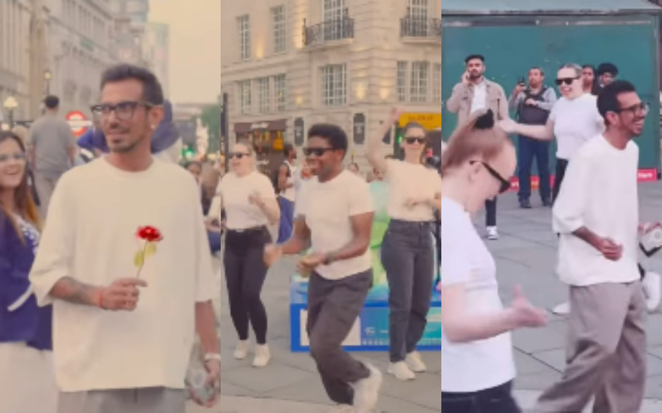 [WATCH] Yuzvendra Chahal celebrates 35th birthday with RJ Mahvash, gets flash mob surprise in London | CricTrackerf