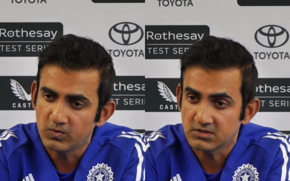 Gautam Gambhir in Press conference