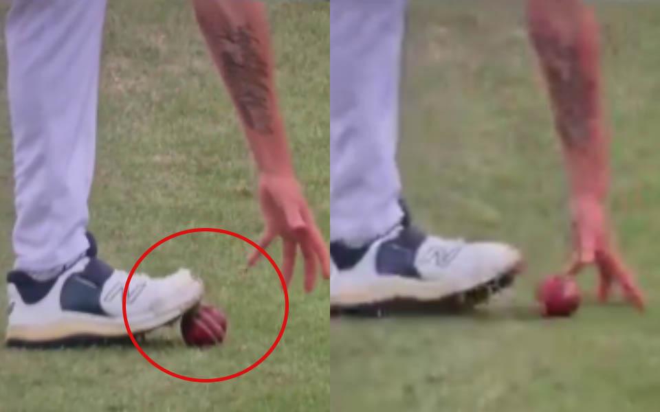 [WATCH] ENG vs IND 2025: Ball tampering allegations surface after Brydon Carse seen stepping on ball during Manchester Test