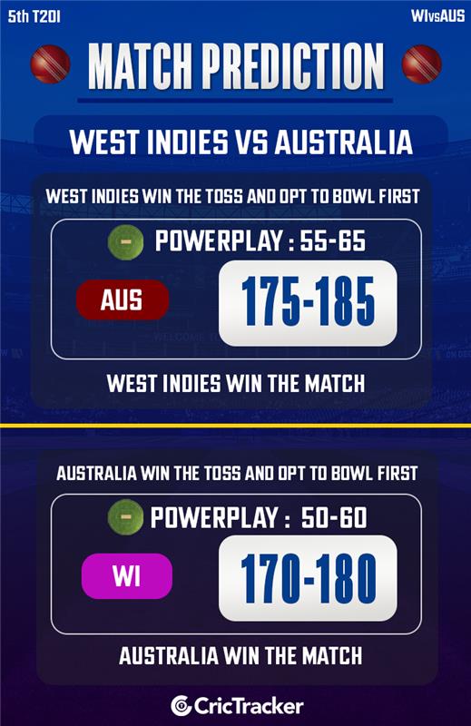 WI vs AUS, 5th Match