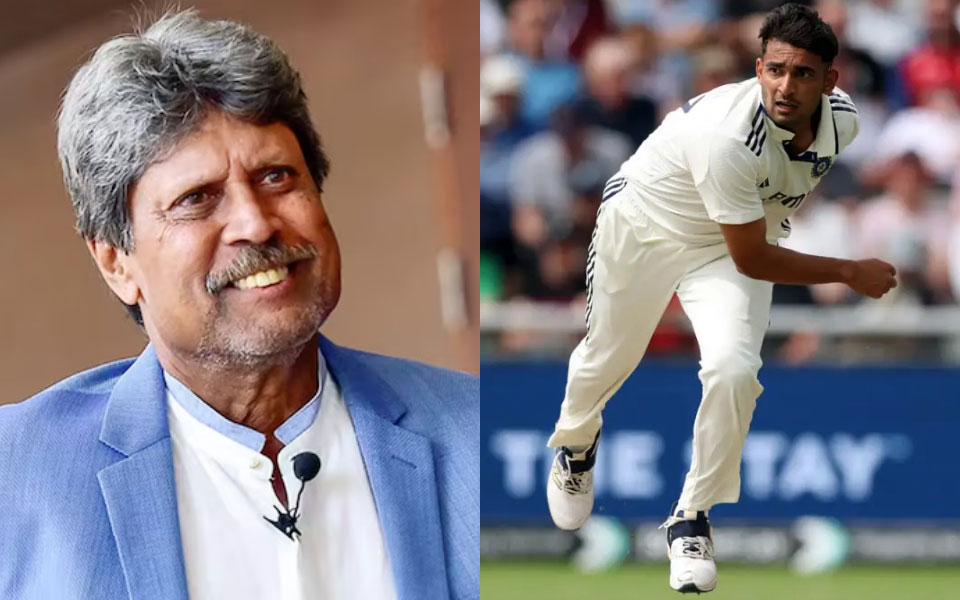 Kapil Dev and Anshul Kamboj