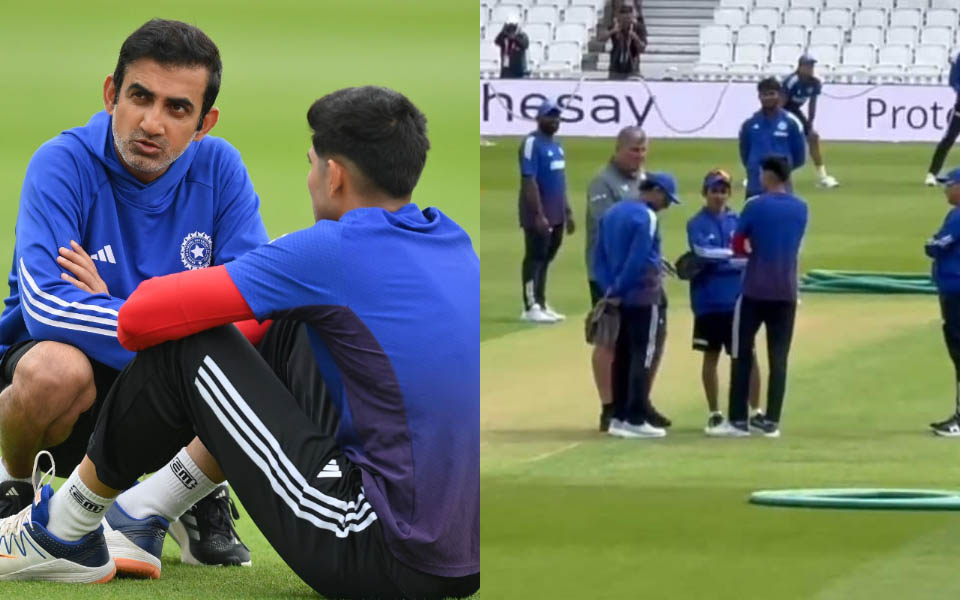 [Watch] ENG vs IND 2025: Does Gautam Gambhir ignore Oval curator in second meeting? Video breaks the internet