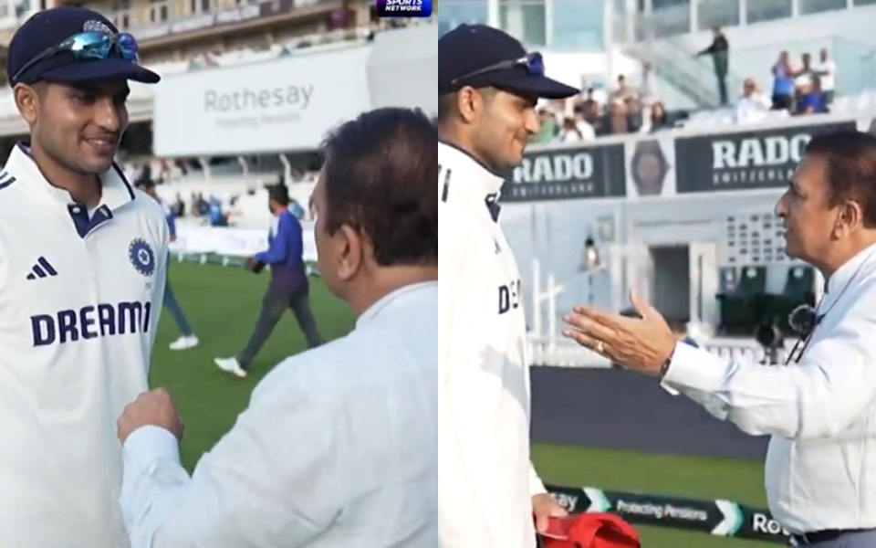 [WATCH] ENG vs IND 2025: Sunil Gavaskar felicitates Shubman Gill after remarkable England tour | CricTracker