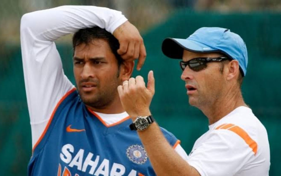 MS Dhoni and Gary Kirsten