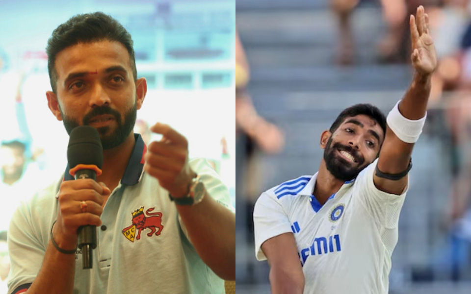 Ajinkya Rahane and Jasprit Bumrah
