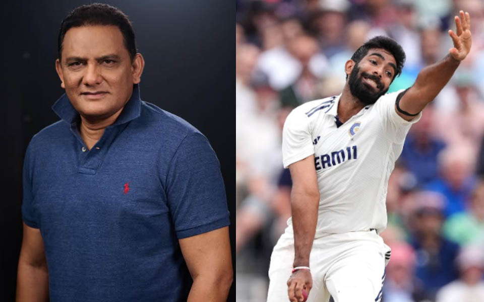 M Azharuddin and Jasprit bumrah