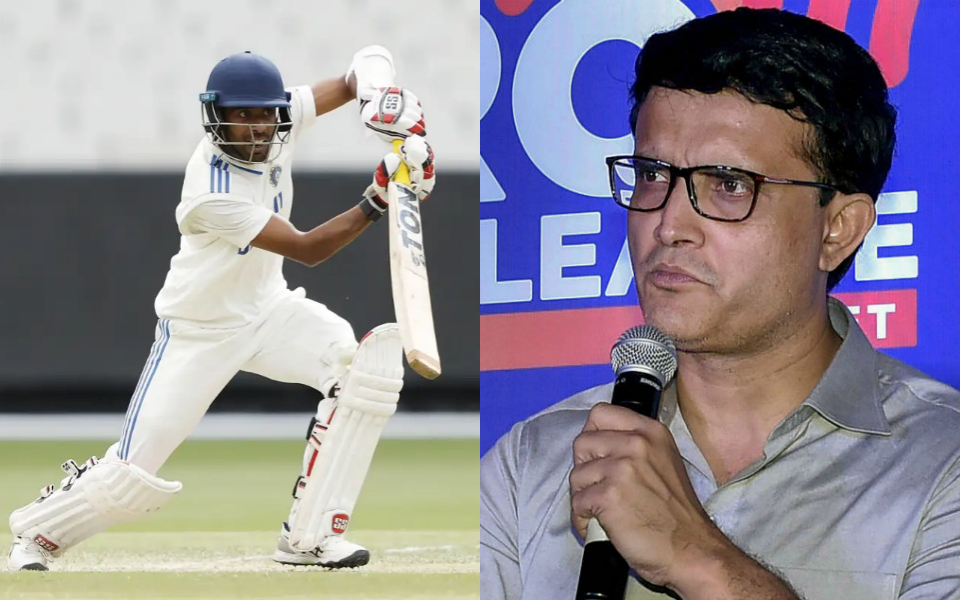 Abhimanyu Easwaran and Sourav Ganguly