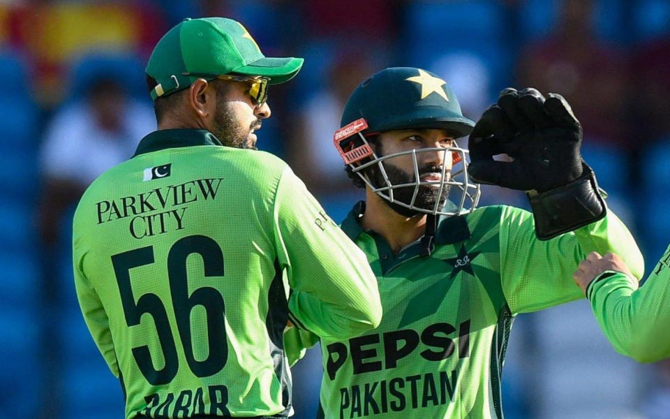 WI vs PAK 2025: Babar Azam and Mohammad Rizwan