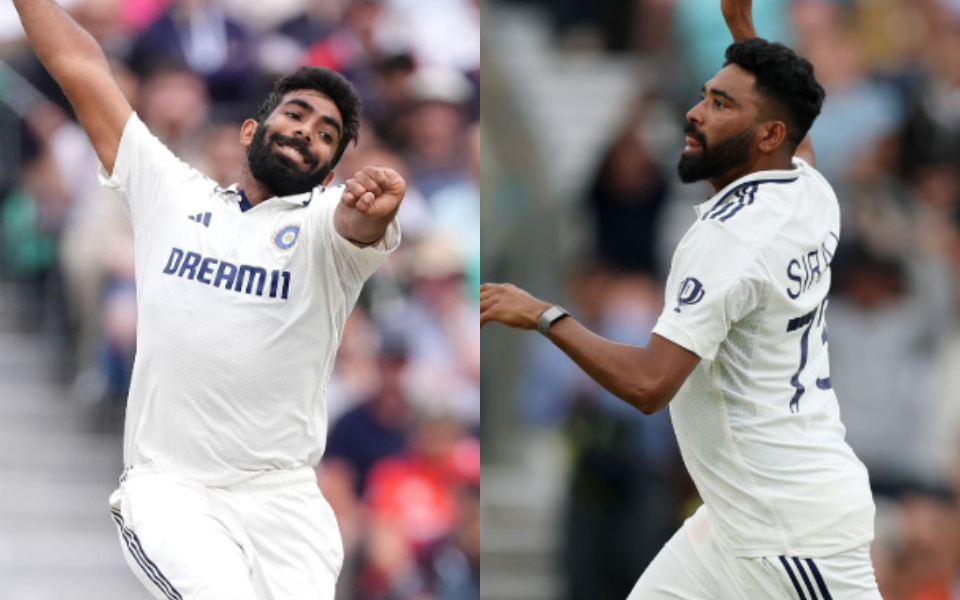 Jasprit Bumrah and Mohamad Siraj