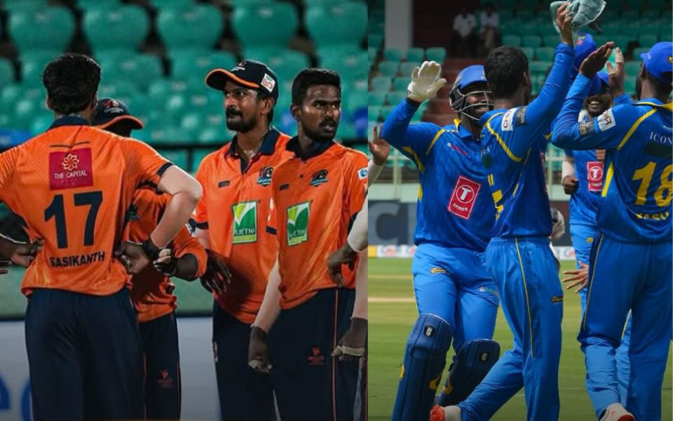 Tungabhadra Warriors and Vijayawada Sunshiners during APL
