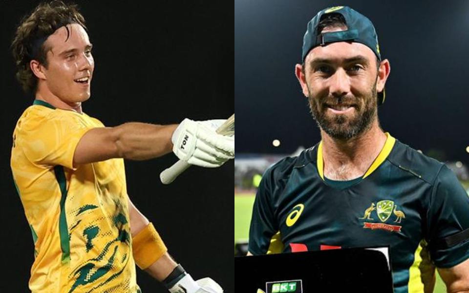 Dewald Brevis and Glenn Maxwell
