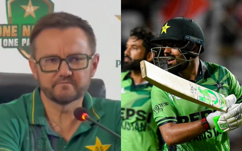 Mike Hesson and Babar Azam