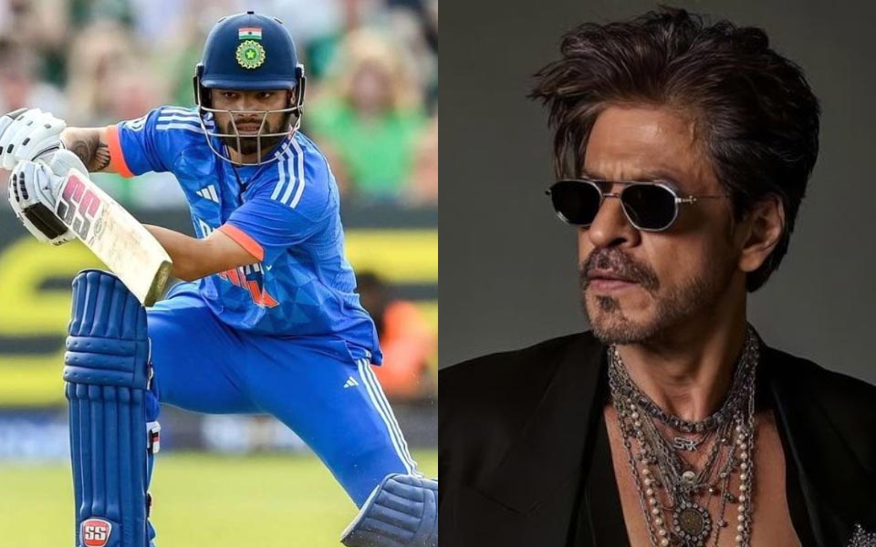 Rinku Singh and Shah Rukh Khan