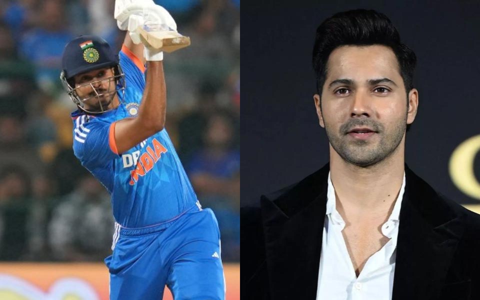 Shreyas Iyer and Varun Dhawan
