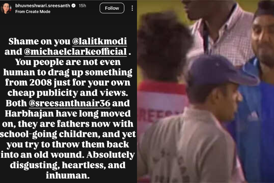 'You should be sued' - Sreesanth's wife lashes out at Lalit Modi, Clarke for releasing slapgate video